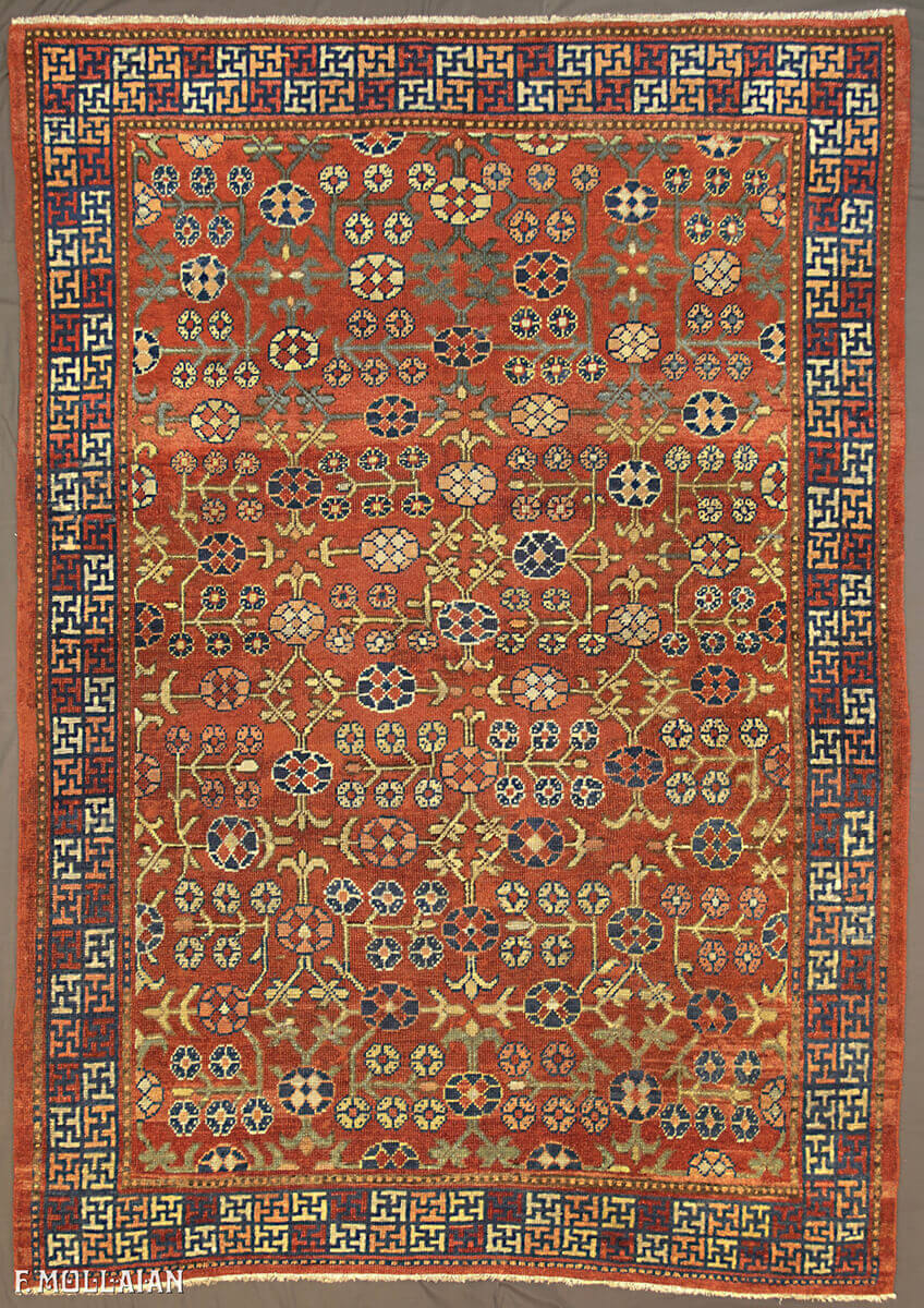 Tapis Antique Khotan n°:92009474